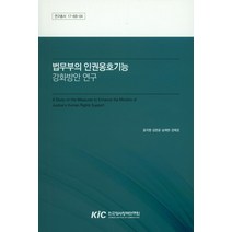법무부의 인권옹호기능 강화방안 연구, 한국형사정책연구원