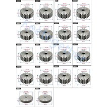 웜기어 베벨기어 톱니바퀴 스퍼 기어 1 M 29T 60 T 45 Modulus29 30 32 35 36 40 50, 02 1M30Teeth