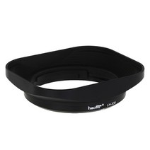 Haoge LH-X35 바요넷 메탈 스퀘어 렌즈 후드 쉐이드 for 후지 필름 Fujifilm Fuji Fujinon XF 35mm F2 R WR XF35mmF2 XF 23mm f2 R WR XF23mmF2 XC 35mm F2 XC35mmF2 2