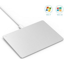 윈도우 7 10 PC 노트북 데스크톱 T055 실버용 멀티 터치 네비게이션을 갖춘 USB 터치패드 트랙패드 젤리 콤 초슬림 휴대용 알루미늄 USB 유선 터치패드, 상세페이지 참조
