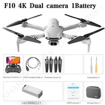 전문가용 쿼드콥터 드론 4k F4 HD 듀얼 카메라 기계식 짐벌 5G 와이파이 GPS 시스템 RC 2Km 비행 25, 14 4K GPS  Dual 1B