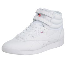 [리복] 스니커즈 프리스타일 하이 FF125 레이디스 2431 화이트실버 23.5 cm