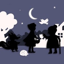 여아 잠자리동화 빨간망토 그림자인형 인형놀이 구연동화 가정보육 인형극