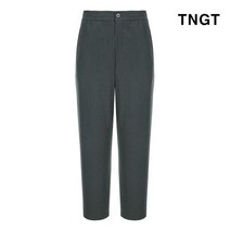 TNGT 74 78 사이즈 그레이 오버핏 이지밴딩 스판 슬랙스