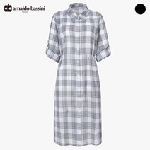 아날도바시니 실키 체크 점퍼 AT07JP01M