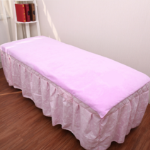 미용실전용 타올 미용샵침대 목욕타월 안마 발맛사지 용품 대전 구멍이있다 .침대시트 깔기침대 큰, T43-옅은 보라색 슈퍼두꺼운미포함 홀, C03-90x190cm