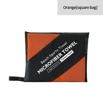 초극세 섬유 속건 타월 솔리드 비치 타월 마이크로 화이버 스포츠 타올 휴대용 흡수성 양면 양털 모래 무료, 주황색 사각형 지퍼, 40x80cm