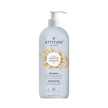 ATTITUDE 민감성 피부용 헤어 샴푸 더욱 부드럽고 볼륨감 있게 오트밀이 풍부한 식물 및 미네랄 성분 EWG 인증 비건 및 잔인한 성분 없음 무향 32 Fl Oz