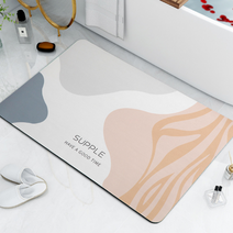 엘디엑크스 빨아쓰는 규조토 발매트 화장실 욕실 발매트 2개, 스퀘어-02