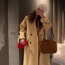 겨울 따듯한 여성 코트 양면 무스탕 핸드메이드 캐시미어 빅사이즈 뽀글이롱 모직 오버사이즈 오버핏 떡볶이 하프 숏 케이프 슬림