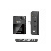 프롬프터COMICA BoomX-D D1 D2 2.4G 디지털 무선 마이크 시스템 미니 라펠 클립 온 붐 xd 카메라 dslr 용, 02 Black