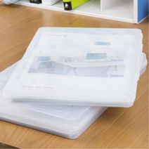 피아노 음악 악보 보관함 A4 투명 케이스 행정실 학교, 아이보리+투명-대, 색상