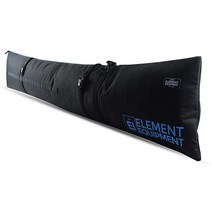 Element Equipment 패딩 처리된 스키 가방 조절 가능 여행용 스키 가방 블랙/블루, Black/Blue