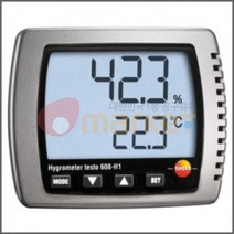 테스토 오마켓 온습도계 608- 608-H1 온도계 측정공구, 단일 수량