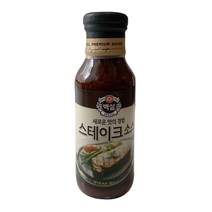 CJ 백설 대표 5가지 소스 돈까스 칠리 머스타드, CJ백설 VIPS스테이크소스310g