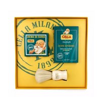 이태리 CELLA 알로에베라 쉐이빙크림 애프터쉐이브로션 면도브러쉬 선물 세트