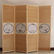 DAIT 병풍 파티션 가림막 칸막이 분리 가정용 카페 사무실, 높이180CM길이150CM3단파티션옵션1