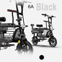숙녀 전기 자전거 소형 자동차 좌석 가능 1 ~ 2 명 적용 전압 48v 성인 산책 대신, 01 Black6A, 한개옵션1