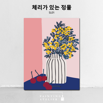 DIY 명화 그리기 유화 고흐 동물 해바라기 그림그리기 세트 보테니컬 색칠하기, SL01