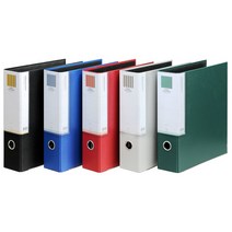 B849A-7 이코노웹 합지 3공D링 바인더 7cm, 적색