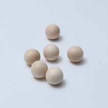 우든볼(원형)/나무구슬/나무볼/우든공/나무공, 30mm
