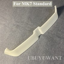 폭스 바겐 MK7 2014 자동차 스포일러 ABS 플라스틱 후면 트렁크 스포일러 윙 립 MK7 gti 지붕, MK7 도색되지 않음