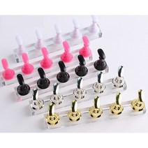 네일블링 네일아트 마그네틱 자석형 팁스탠드, 실버, 1개