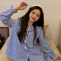 치코엘라- 라스조 러블리 체크 파자마SET