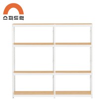 스피드랙 조립식 창고 대형 앵글 철제선반 1700 x 400 x 1800 4단, A형 1100+600, 블랙