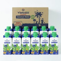 비엣코코 유기농 코코넛워터 100% 330ml 한박스 12개