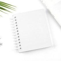 슬기로운이웃 인생 포토북 네컷 앨범 접착식 초음파 사진 보관 선물 최대 100매 보관, 화이트