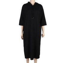 보니스팍스 NC06 후드 배색 저지 원피스 AA38OP030