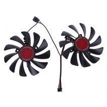 2PCS 95mm FDC10U12S9-C CF1010U12S XFX RADEON RX580 RX590 그래픽 카드 냉각 팬 용 쿨러 팬