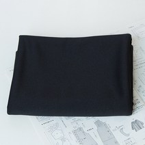 쏘잉스 대폭 쿠션지 트레이닝복 원단, 블랙