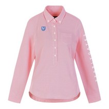 파리게이츠 파리게이츠긴팔티 F 52102TS052_PK 핑크 여성 버튼 포인트 카라티셔츠
