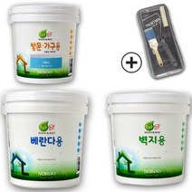 노루페인트 순앤수 수성페인트 방문가구용 벽지용 베란다용 간단세트, 순앤수 벽지용 2L 소프트화이트, 2L