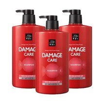 [후후맘] 아모레퍼시픽 미쟝센 데미지케어 로즈프로틴 샴푸 1000ml, 3개