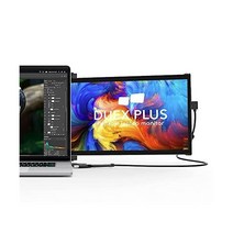노트북용 휴대용 모니터 새로운 모바일 픽셀 듀엑스 플러스 13 3인치 풀 HD IPS 듀얼 노트북 모니터 USB C/USB A 플러그 앤 플레이 스크린 익스텐더 윈도우/맥/안드로이, Duex Plus 전용