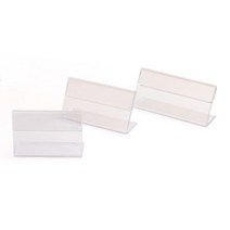 가로형 단면 아크릴 네임택 쇼케이스 포켓 투명 테이블 POP 꽂이 높이 30mm, 사이즈