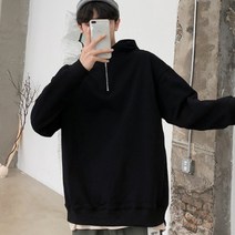 CFL656306하프집업 후노락 IS-ANR02 무지후드티 기모안감