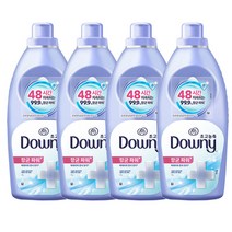 다우니 섬유유연제 항균파워플러스 1L X 4개