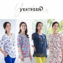 [홈쇼핑상품] [예스트린] 플라워 블라우스 인견 원피스 4종 세트 (업체별도