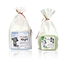 신안소금 성현물산 천일염500g+함초소금500g, 1kg, 1개