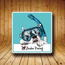 스킨스쿠버 방수 스티커 dive_01