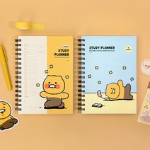 카카오프렌즈 68 춘식이 스터디 플래너 공부계획, 단품