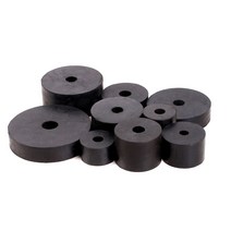 원형방진 고무 사이즈 100mmX25X25, 1개