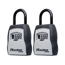 Master Lock Key Box Outdoor Box for House Keys Key Safe with Combination Lock 5 Capacity 2 Pack 5400, 5 Key Capacity/ 2 Pack