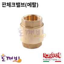 도깨비-라스텔리 판체크밸브(메탈) Art.480VM 15A~100A /원형체크밸브 /RASTELLI, 100A