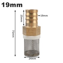 세차 정원 관개 필터 호스 황동 여과기 분무기 펌프 네트 스테인레스 메쉬 6 ~ 19mm 1, [07] 19mm