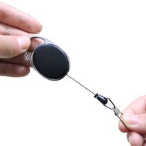 자동릴 고리 골프공 수건 타올 미니 극세사 볼 클리너, 자동릴고리 (고급형)